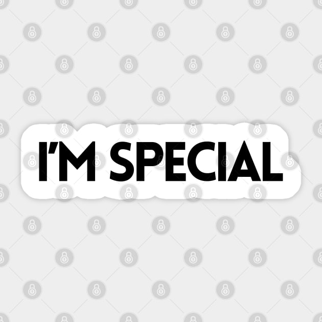 I'M SPECIAL Sticker by EmoteYourself